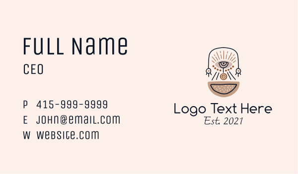 Mystical Fashion Jewelry  Business Card Design Image Preview