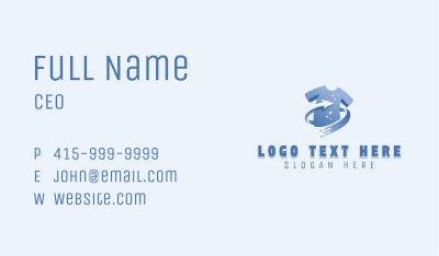 Dry Cleaning Laundry Business Card Image Preview