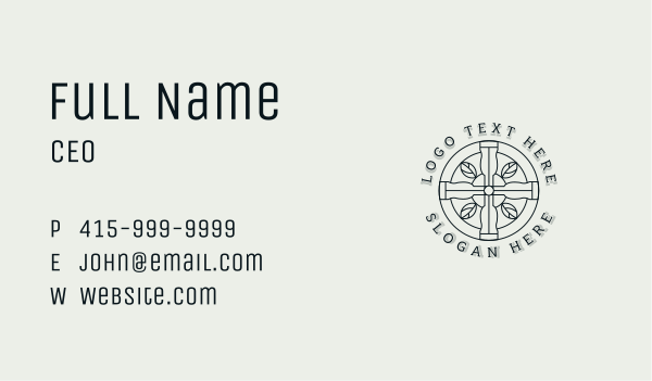 Holy Cross Church Business Card Design Image Preview