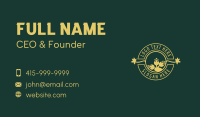 Yellow Hops Brewery Business Card Preview