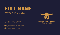 Medieval Helmet Horns  Business Card Image Preview