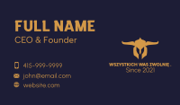 Medieval Helmet Horns  Business Card Image Preview