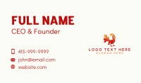Flaming Chicken Barbecue Business Card Image Preview