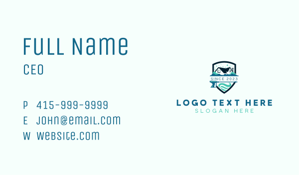 Pressure Washing Cleaner Business Card Design Image Preview