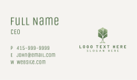 Natural Hexagon Tree Business Card Image Preview