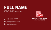 Red Truck Logistics Business Card Image Preview