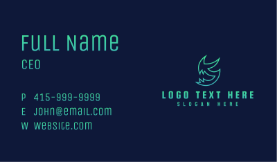 Mythical Gaming Letter S Business Card Image Preview