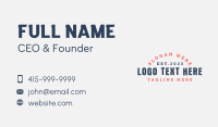 Masculine Rustic Wordmark Business Card Image Preview