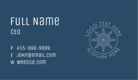 White Frost Seal  Business Card Image Preview