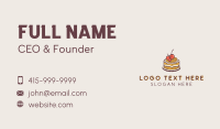 Cherry Cake Pastry Business Card Design