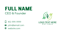 Organic Leaf Gardening  Business Card Preview