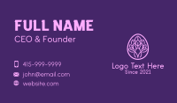 Purple Easter Plant  Business Card Image Preview