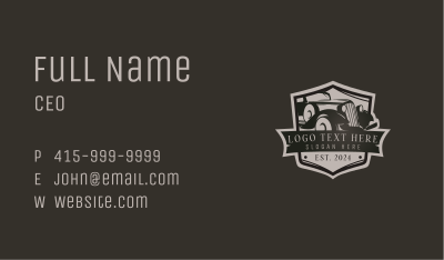 Classic Vintage Car Business Card Image Preview