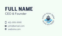 Fisherman Sea Transport Business Card Preview