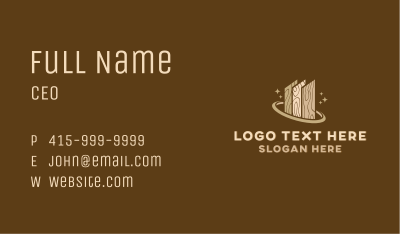 Wooden Floor Parquet Business Card Image Preview