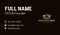 Luxury Horse Wings Business Card Design