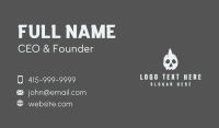 Skate Shop Punk Skull Business Card Image Preview