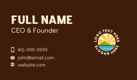 Seaside Sunrise Badge Business Card Image Preview