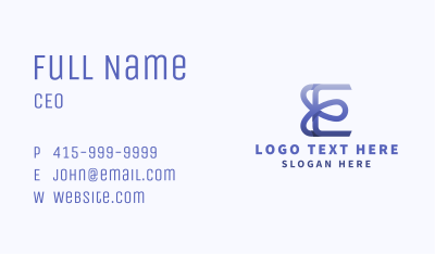Loop Knitting Apparel Business Card Image Preview