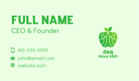 Green Healthy Apple Business Card Image Preview