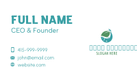 Simple Fish Leaf Business Card Image Preview