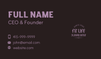 Old Calligraphy Wordmark Business Card Image Preview