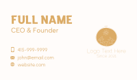 Gold Ornamental Embroidery Business Card Image Preview