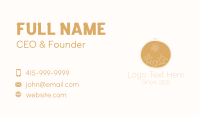 Gold Ornamental Embroidery Business Card Image Preview