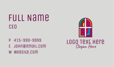 Religious Church Cross Business Card Image Preview