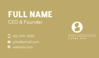 Brown Ethnic Letter I Business Card Image Preview