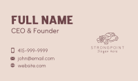 Minimalist Retro Car  Business Card Image Preview