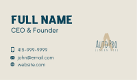 Handwritten Brand Letter Business Card Image Preview