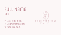 Natural Nude Woman  Business Card Image Preview