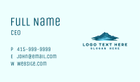 Mountain Peak Outdoor Business Card Image Preview