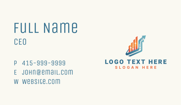 Stocks Arrow Finance Business Card Design Image Preview