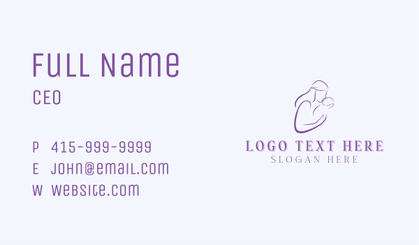 Mom Baby Doula Business Card Design Image Preview