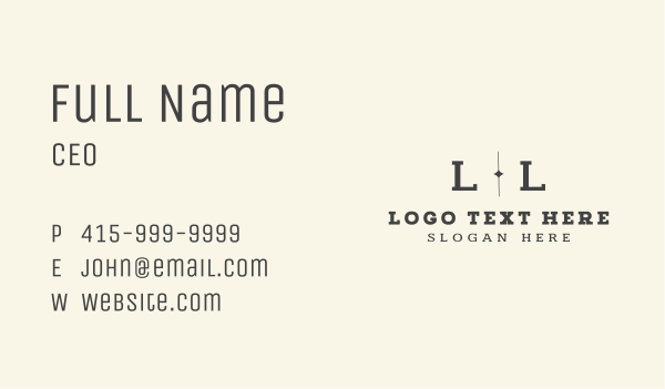 Letter Diamond Line Business Card Design Image Preview