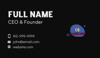 Freestyle Paint Wordmark Business Card Image Preview