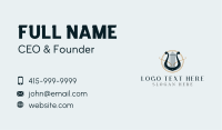 Premium Classic Lyre Business Card Image Preview