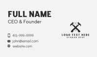 Hammer Nails Home Repair Business Card Image Preview