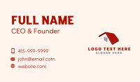 Red House Roof Window Business Card Image Preview