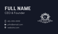 Royal Shield Crown Business Card Image Preview