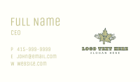 Marijuana Smoking Mascot Business Card Image Preview