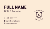 Horseshoe Ranch Rodeo Business Card Image Preview