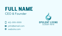 Liquid Water Droplet  Business Card Image Preview