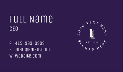 Classic Western Vintage Letter Business Card Image Preview