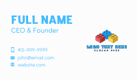 Toy Blocks Bricks Business Card Design