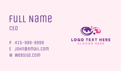 Jigsaw Puzzle Learning Business Card Image Preview
