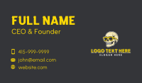 Creepy Sunglasses Skull Business Card Preview