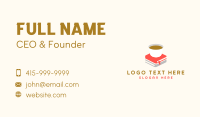 Coffee Book Store  Business Card Image Preview